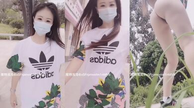 推特极限露出，长腿女神【浅浅GI9ZA】订阅，人前，公共场合，各种社死露出，诱惑农村老头 (13)
